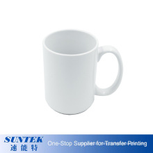 Custom Blank 15oz Big C Handle Ceramic Mug for Sublimation
